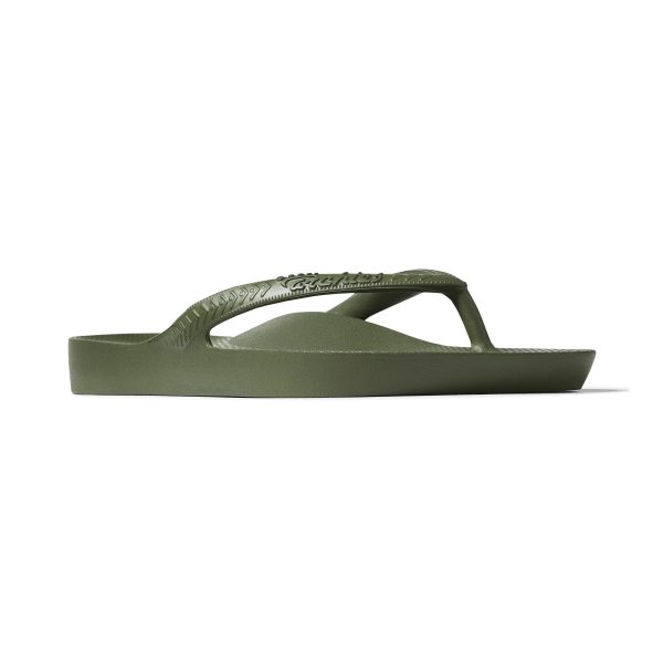 Arch Support Flip Flops - Classic - Olive